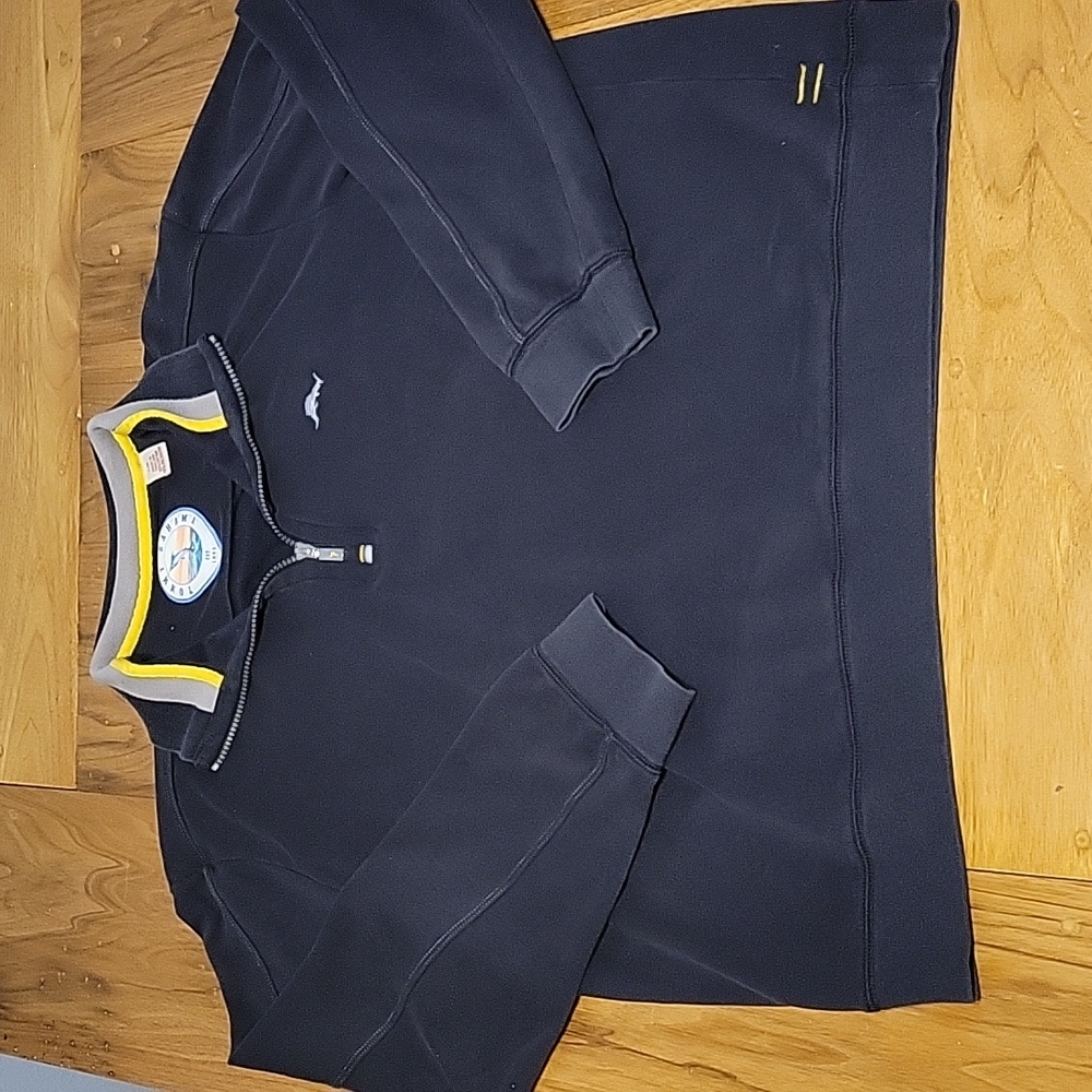 Men's L Tommy Bahama 1/4 zip lightweight sweatshirt